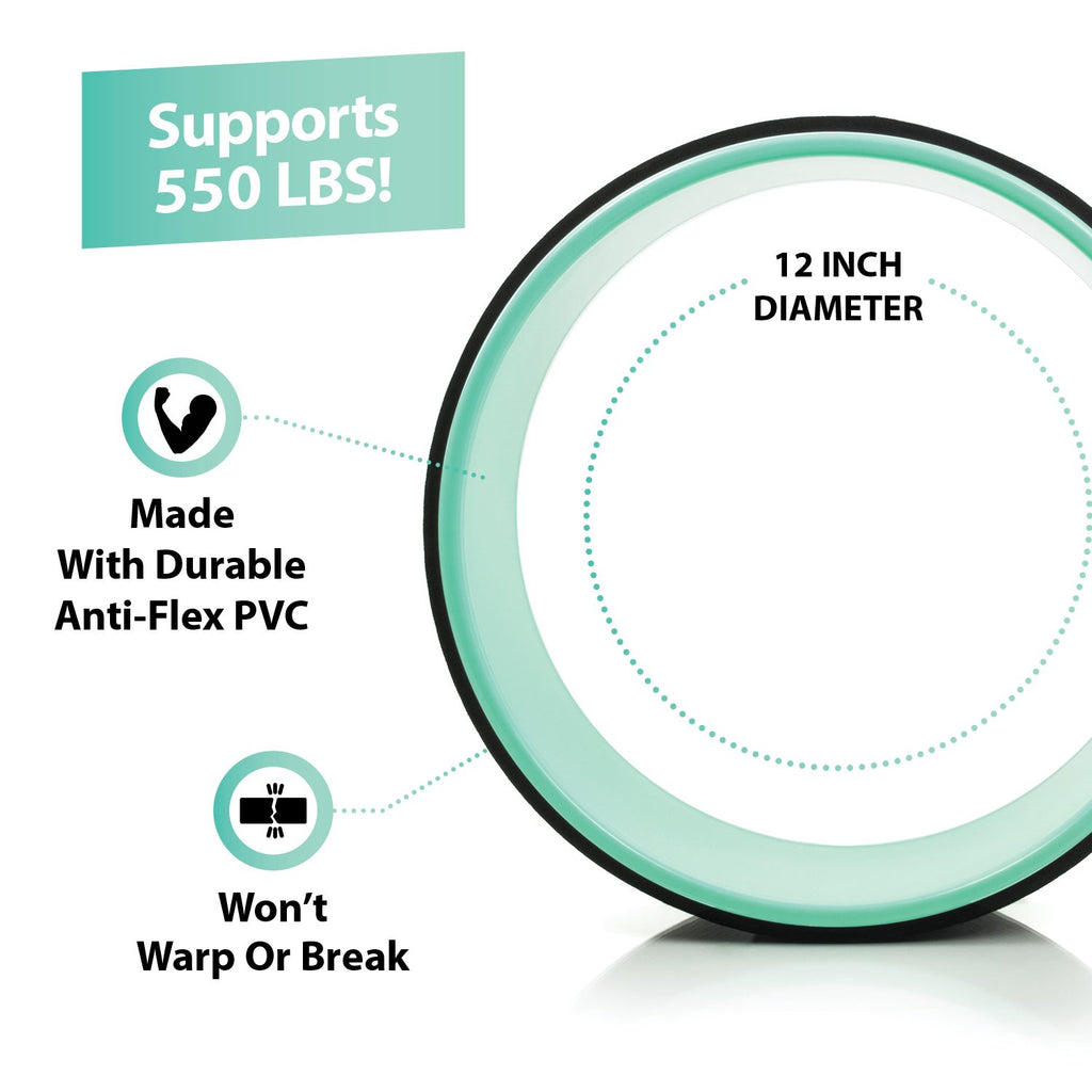 Yoga Wheel and Yoga Strap Set - URBNFit